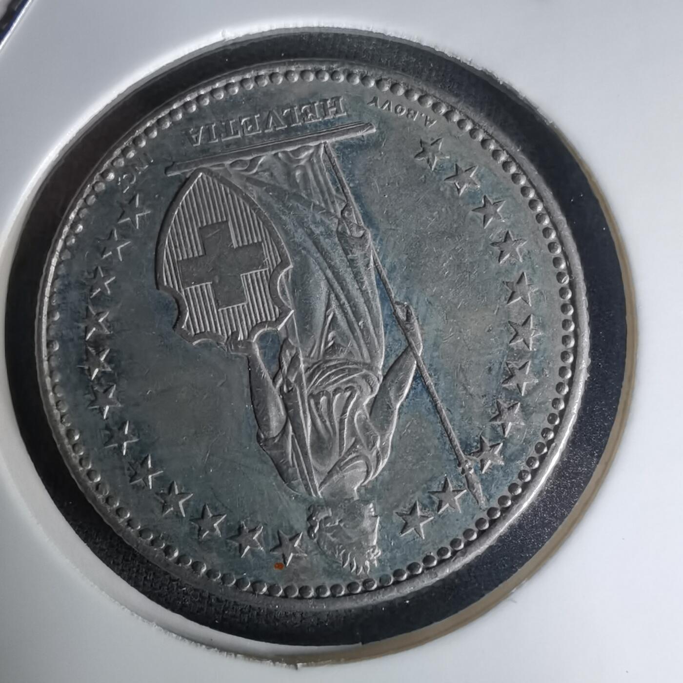 沼泽如烟--第1023场 瑞士1989年2法郎