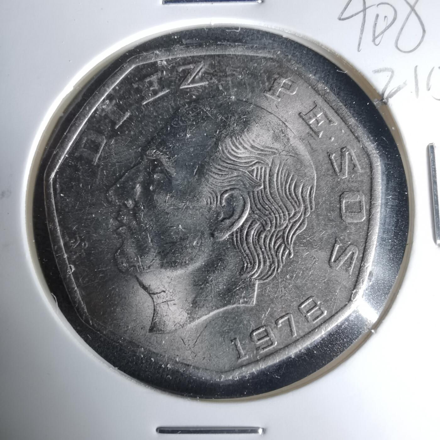 沼泽如烟--第1021场 墨西哥1978年10比索