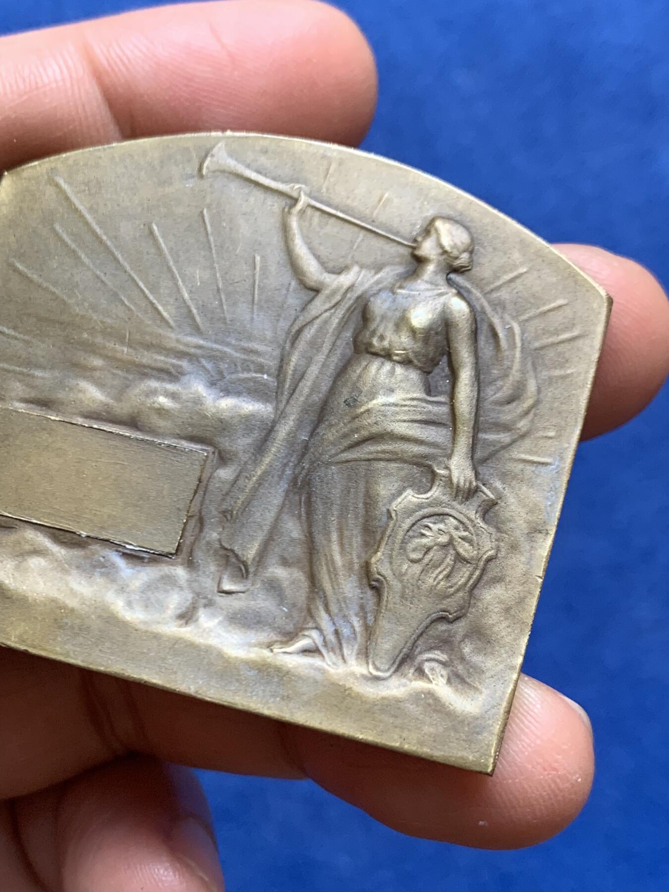 《竞宝斋》第471场 周日，周一，周二 3场连拍 （全场包邮）欢迎送拍 《垂钓者》铜章 62.3克 50.6*45mm 正方形铜标