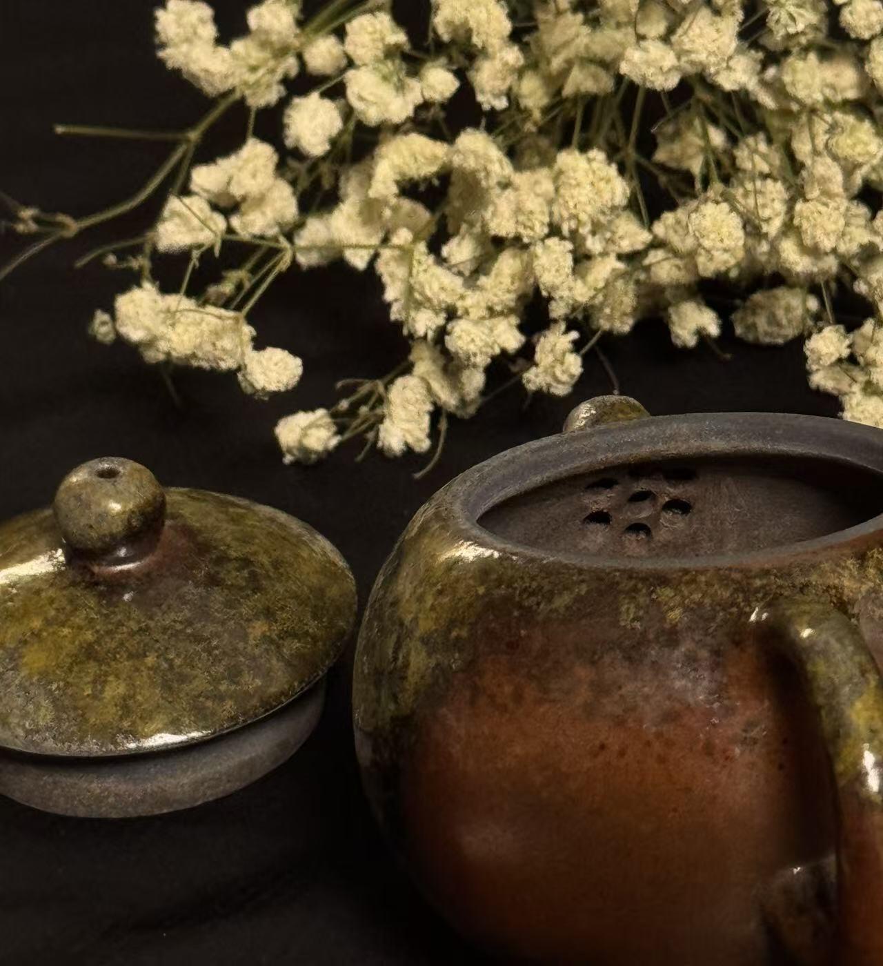 零元拍：原矿紫砂壶柴烧西施（100CC左右）