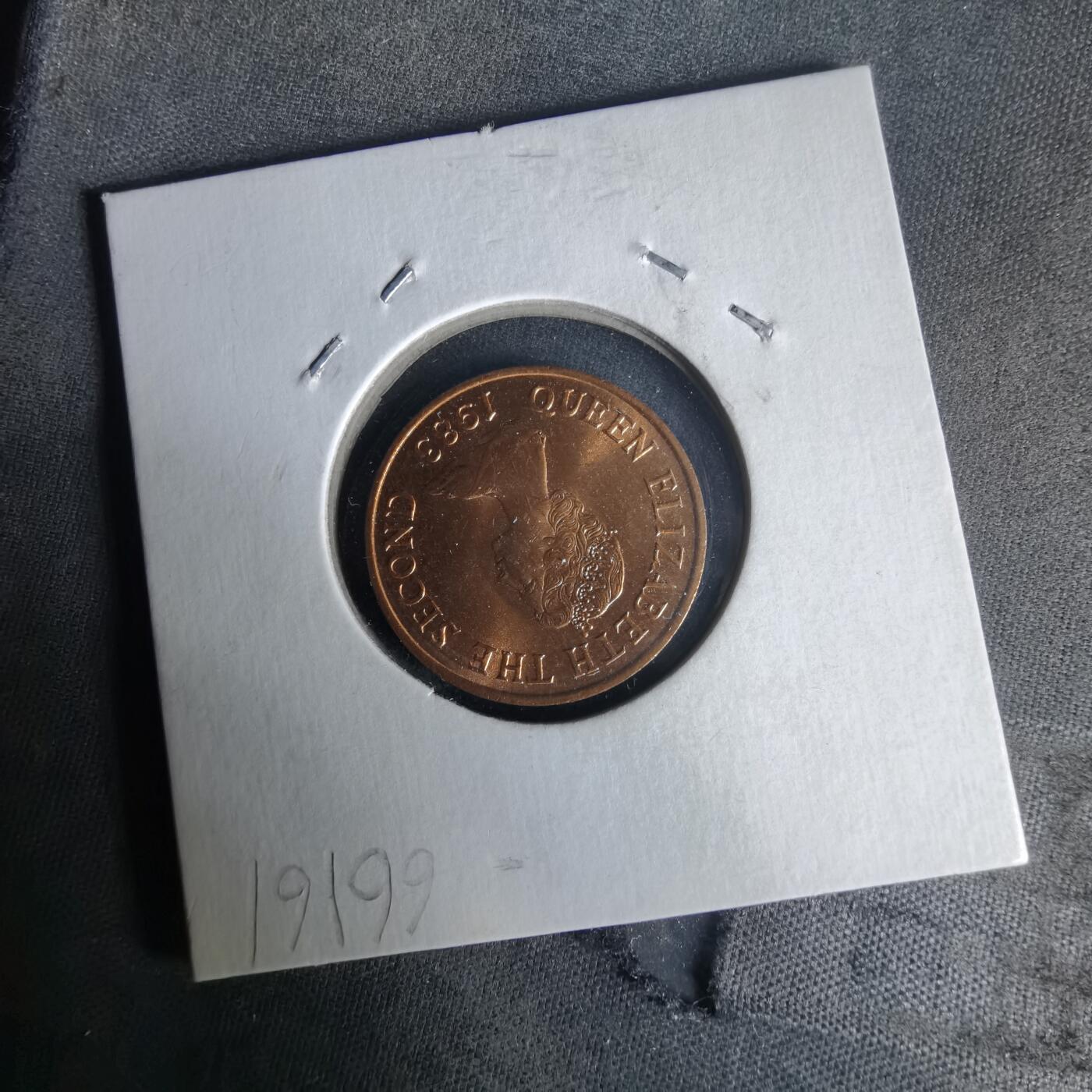 沼泽如烟--第1021场 泽西1983年1便士