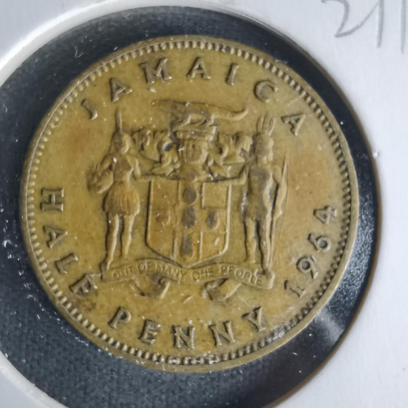 沼泽如烟--第1021场 牙买加1964年半便士