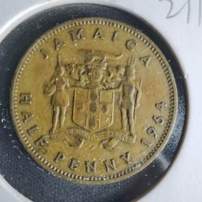 沼泽如烟--第1021场 - 牙买加1964年半便士