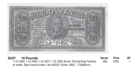 【Blue Auction】世界纸币精拍第795期——18级TOP拍卖/信誉/品质/专业/高效💫 【唯一冠军&唯一记录 非常珍罕 BWC出品 正面渐进印样】新西兰 1024年10镑高值  毛利人的第二任国王塔霍奥特写雕刻精美 PMG65EPQ 大票幅（带边铭 审核人手签签名 写了22年9月21日通过 意义重大）