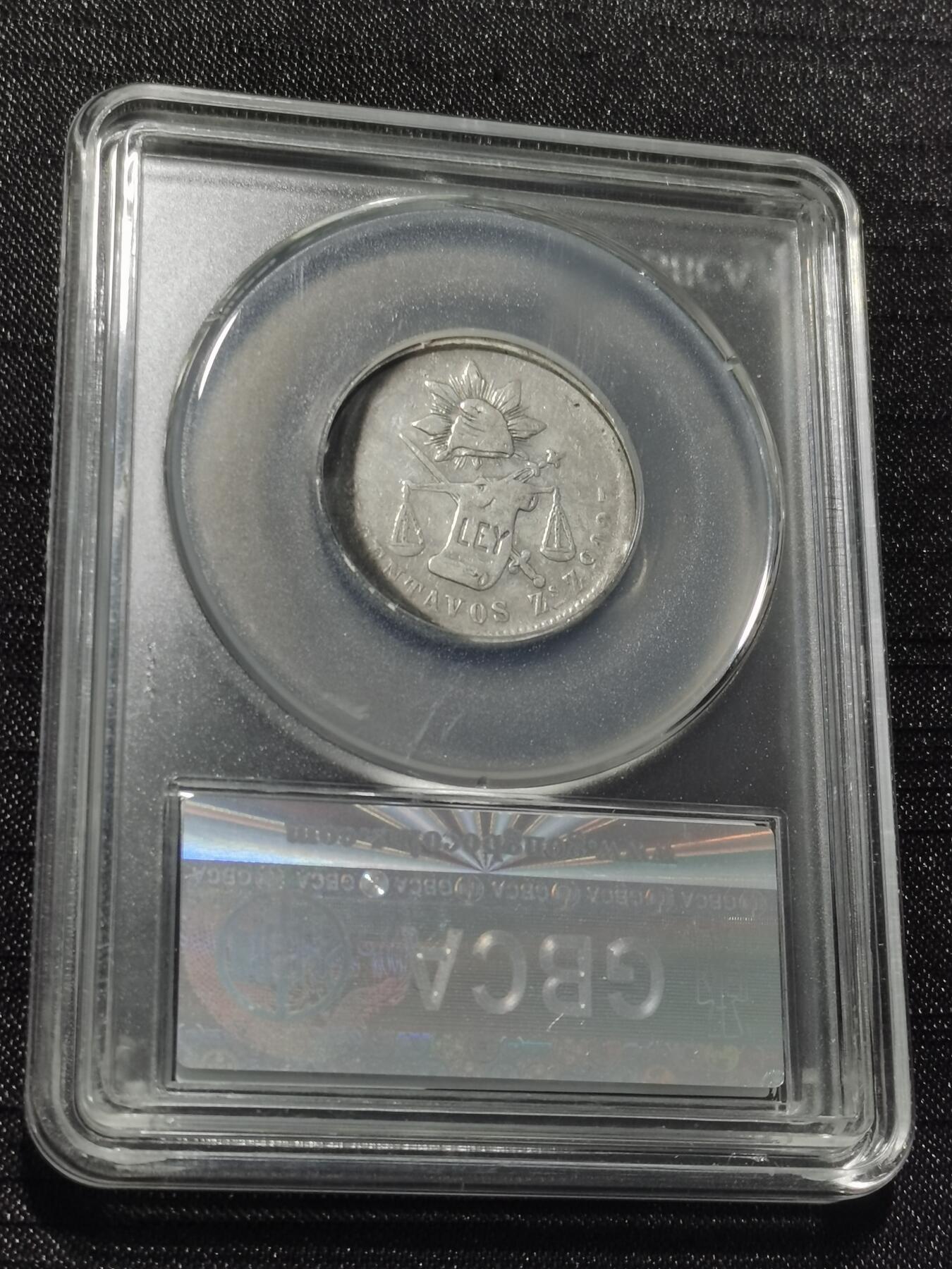 天下钱庄专场欢迎参拍 墨西哥天平鹰洋25分银币