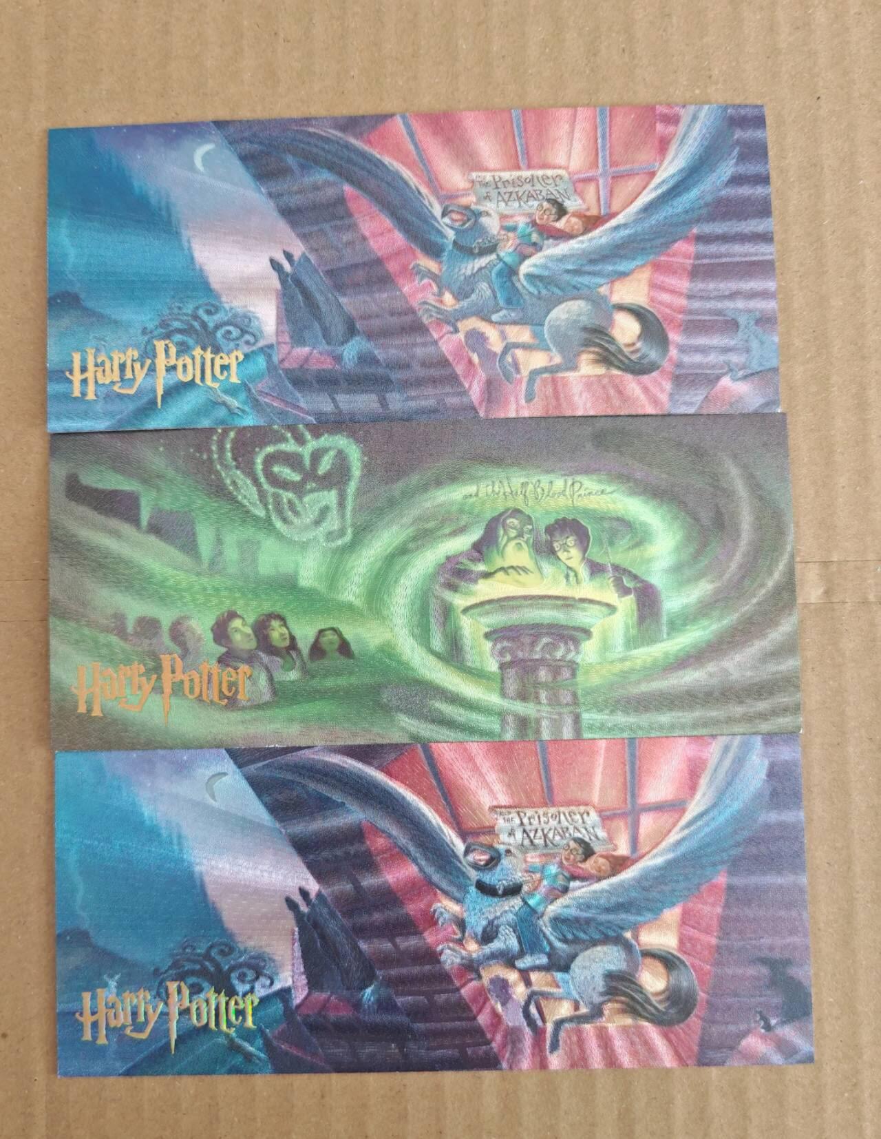 趣卡卡拍No.27期（无佣金免手续费，分享成交有奖） 【粗闪书签】哈利波特 粗闪 书签3张