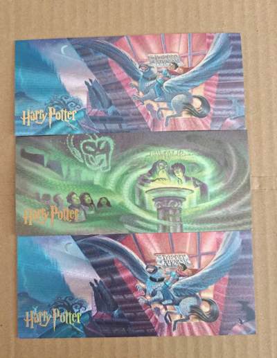 趣卡卡拍No.27期（无佣金免手续费，分享成交有奖） - 【粗闪书签】哈利波特 粗闪 书签3张