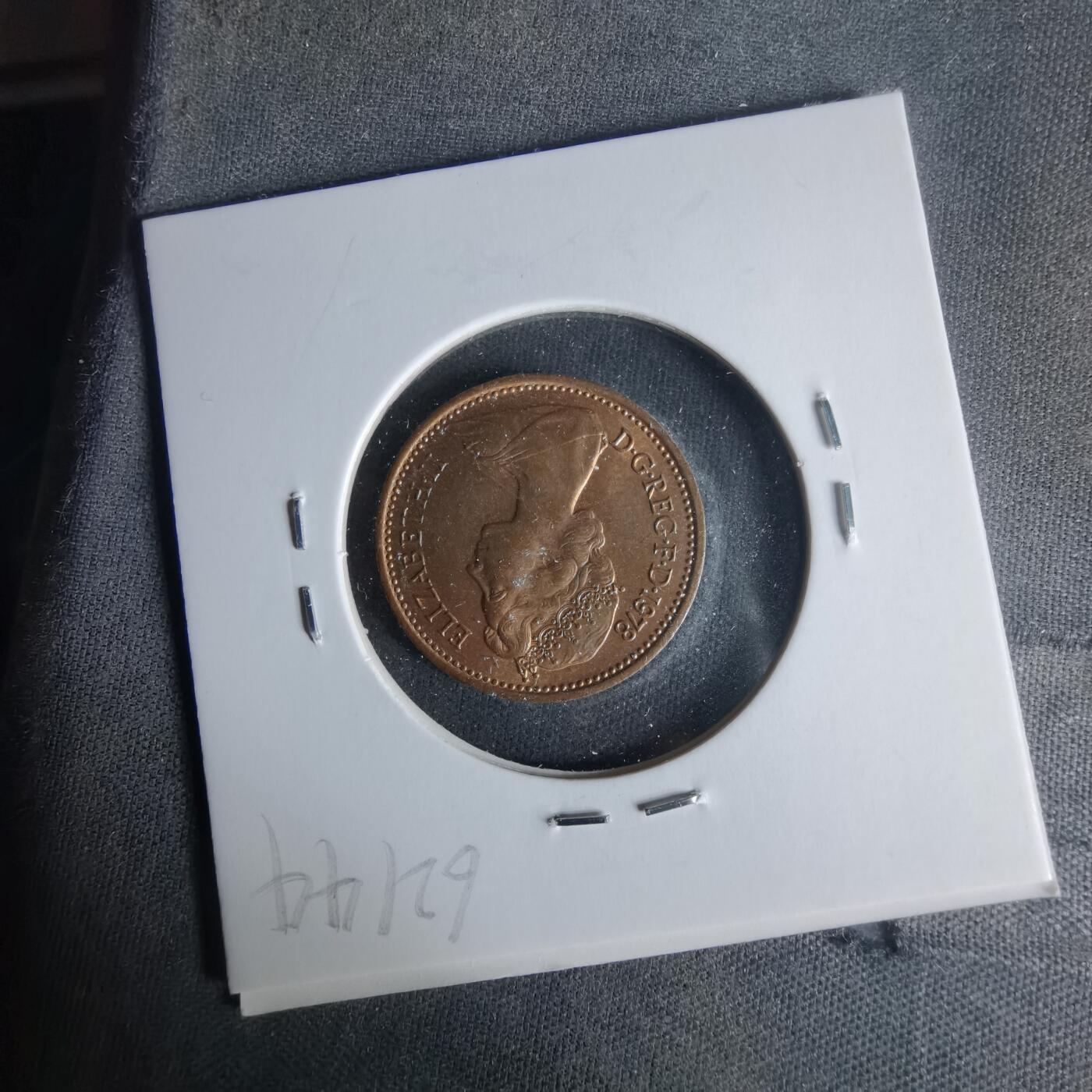 沼泽如烟--第1021场 英国1978年1便士