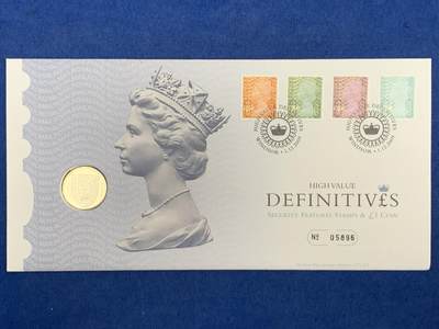 《竞宝斋》第471场 周日，周一，周二 3场连拍 （全场包邮）欢迎送拍 - 2009年英国1英镑邮币封首日封 盾徽第二年 稀少品种