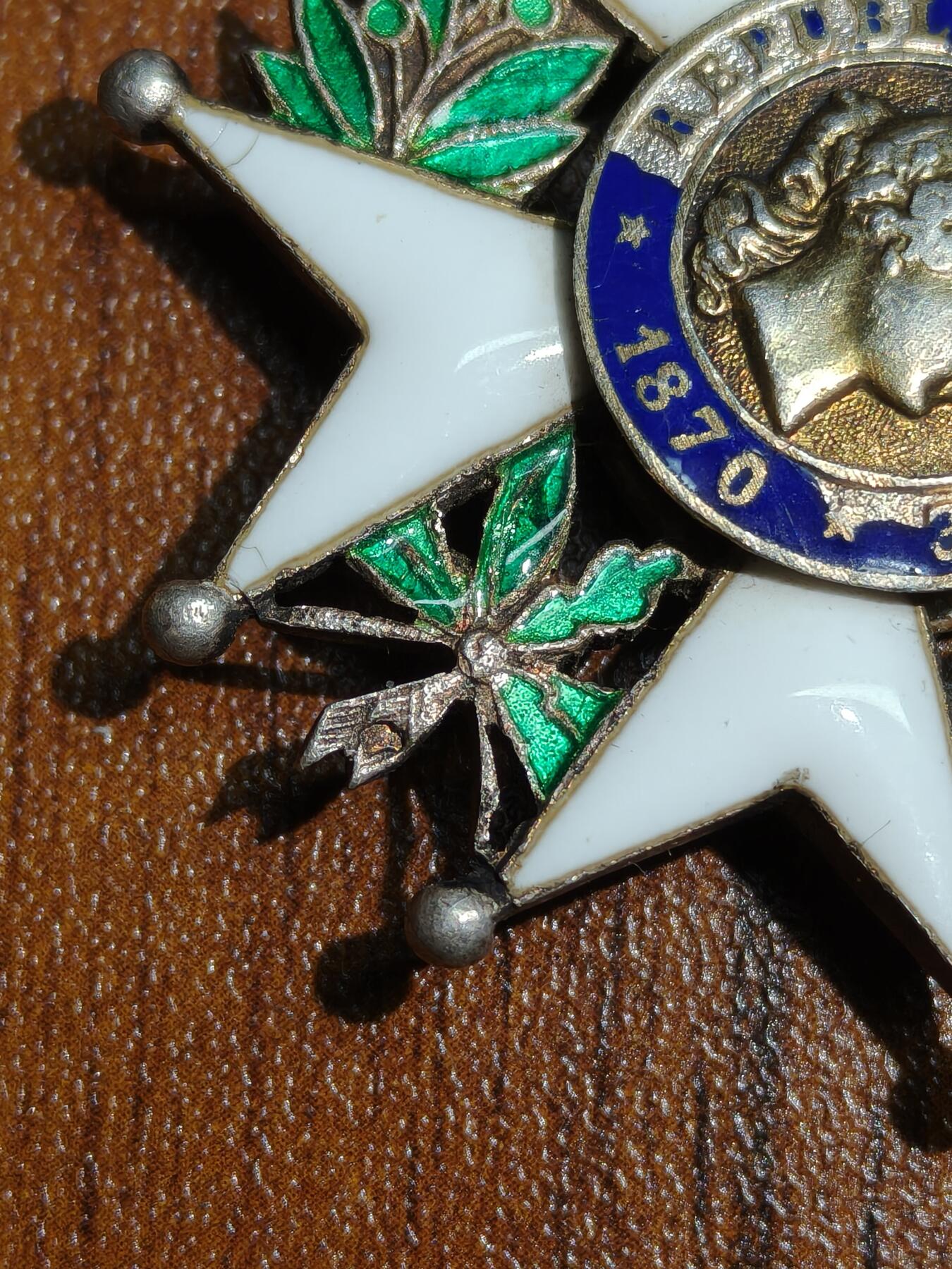 蜀地medal徽章收藏 春季精品拍场 法国第三共和国时期 荣誉军团勋章 骑士级 银制