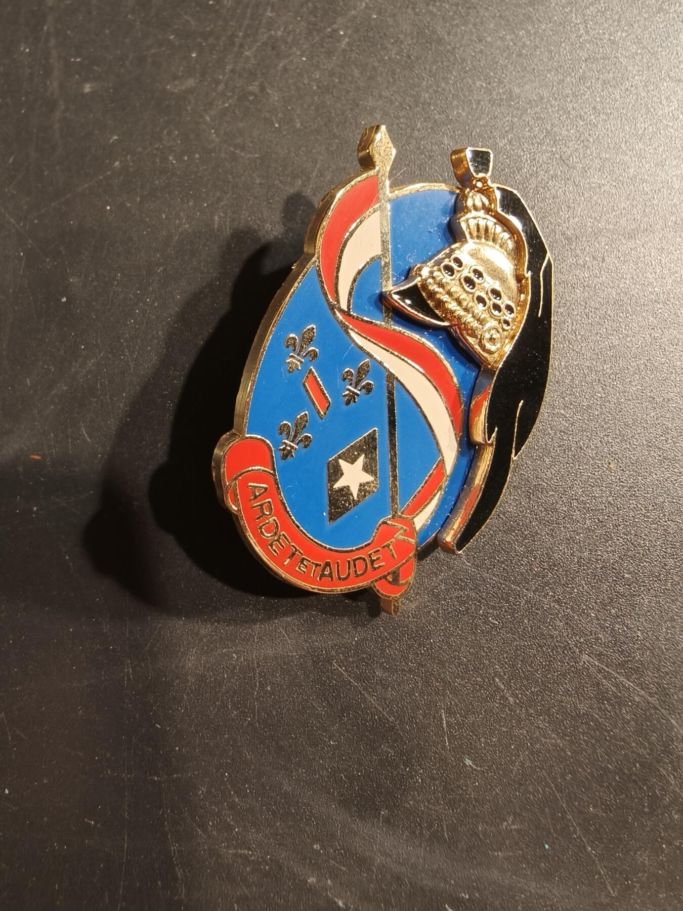 老王徽章第187期 法国陆军第1龙骑兵团证章