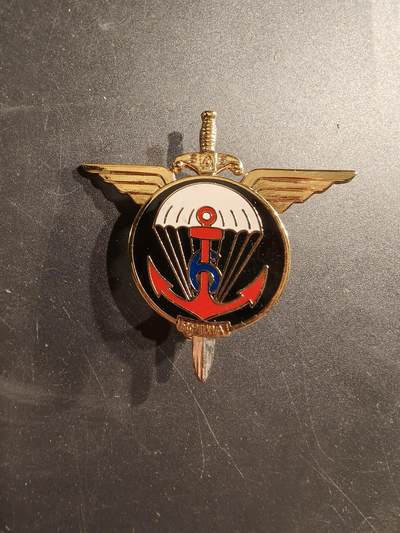 老王徽章第187期 - 法国海军陆战队第6伞兵团证章