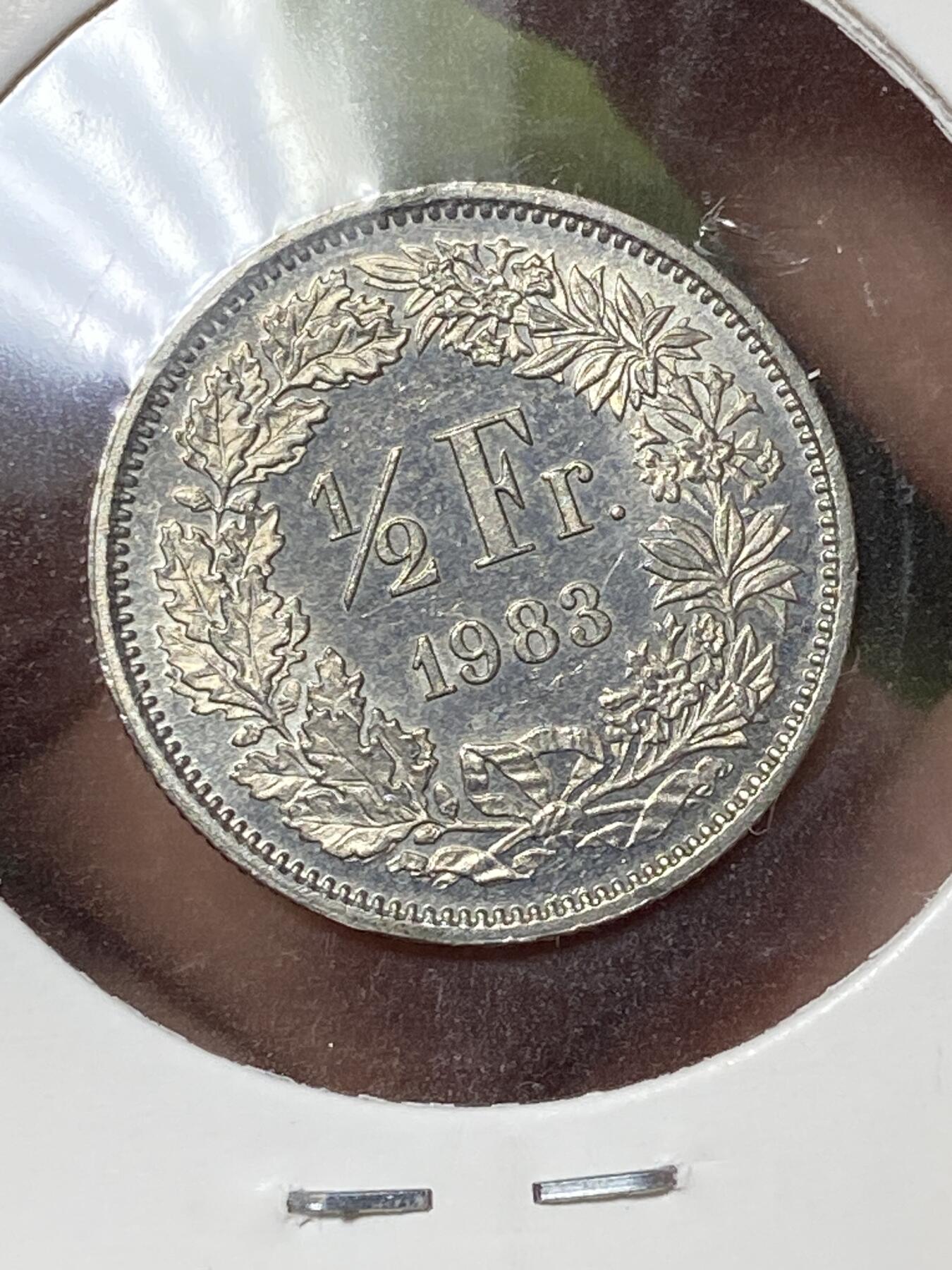 2026年第三十六场(总第二百零五场）外国精品纸夹币场(免佣金) 瑞士🇨🇭1983年1/2法郎(无标版)