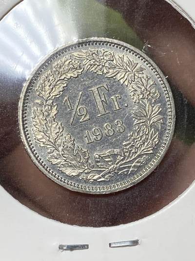 2026年第三十六场(总第二百零五场）外国精品纸夹币场(免佣金) - 瑞士🇨🇭1983年1/2法郎(无标版)