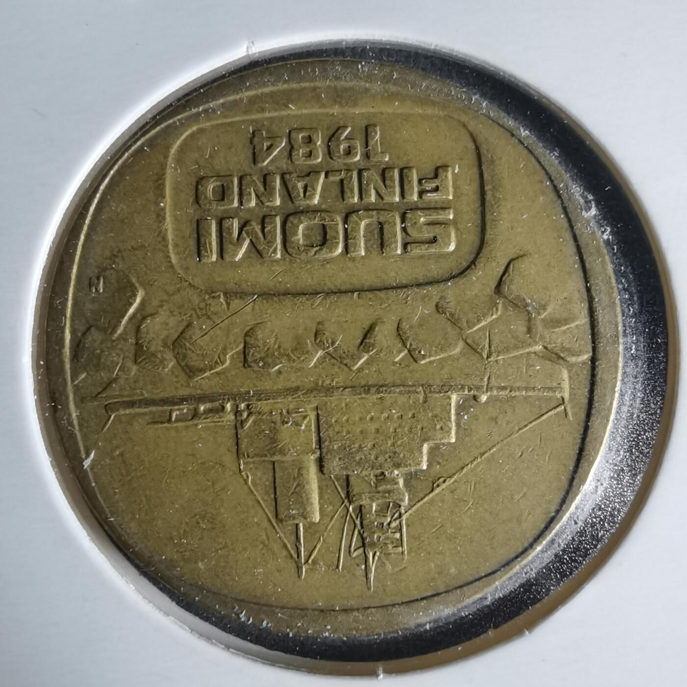 沼泽如烟--第1021场 芬兰1984年5马克