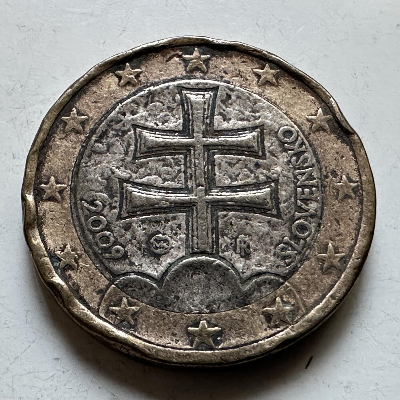 🌹外币初藏🌹🐯2026年第29场   欧元纪念币 接代拍 斯洛伐克2009年1欧元