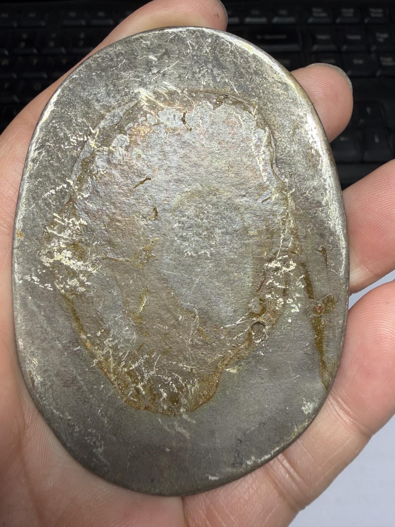 2026年集古藏今外币拍卖第三期-第5场—（总第315拍），可以寄存60天，满160元包邮。 仿古铜判章，直径83.2*60毫米