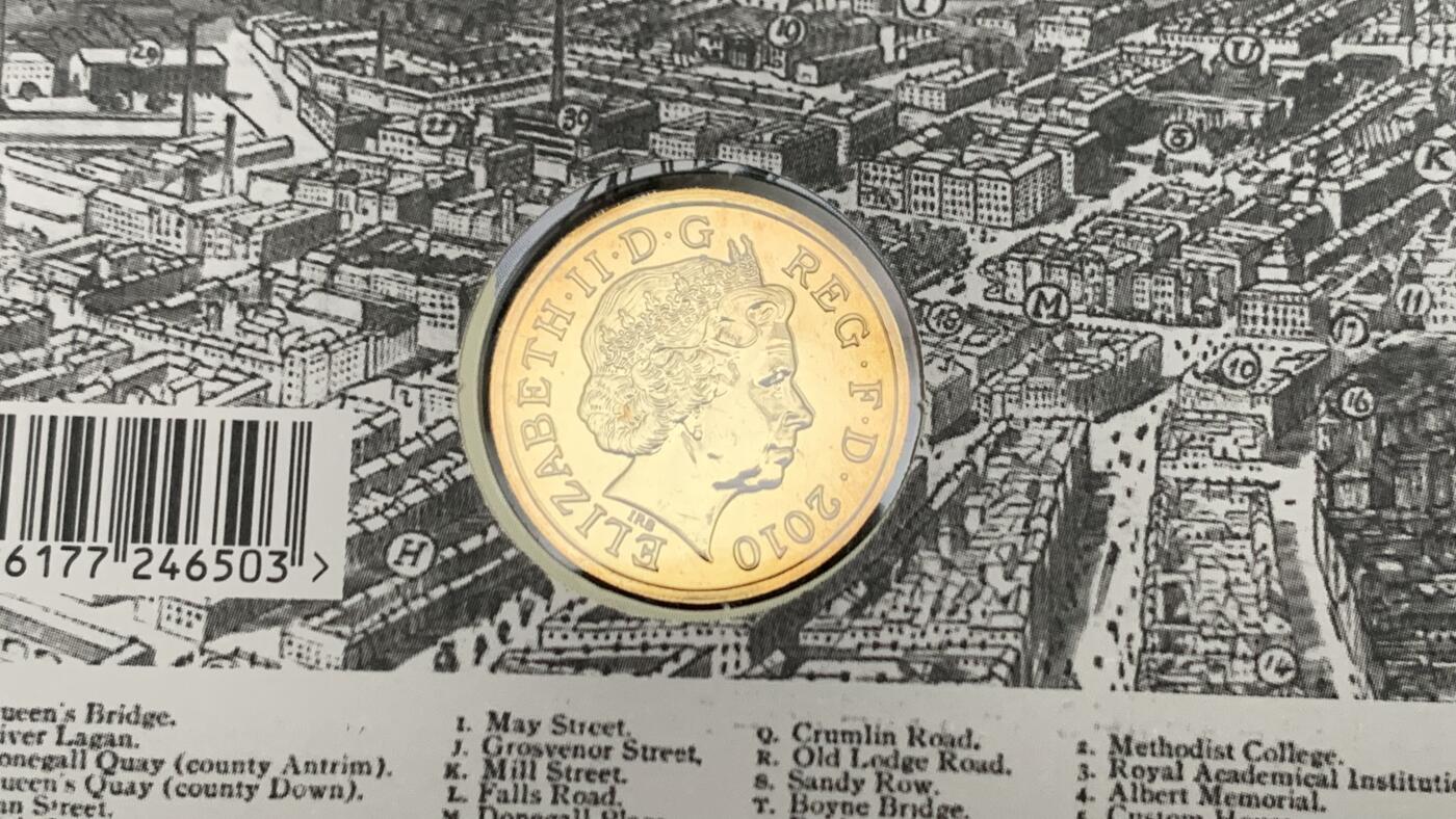 《竞宝斋》第471场 周日，周一，周二 3场连拍 （全场包邮）欢迎送拍 四枚一组 2010-2012年英国1英镑邮币封首日封 城市系列