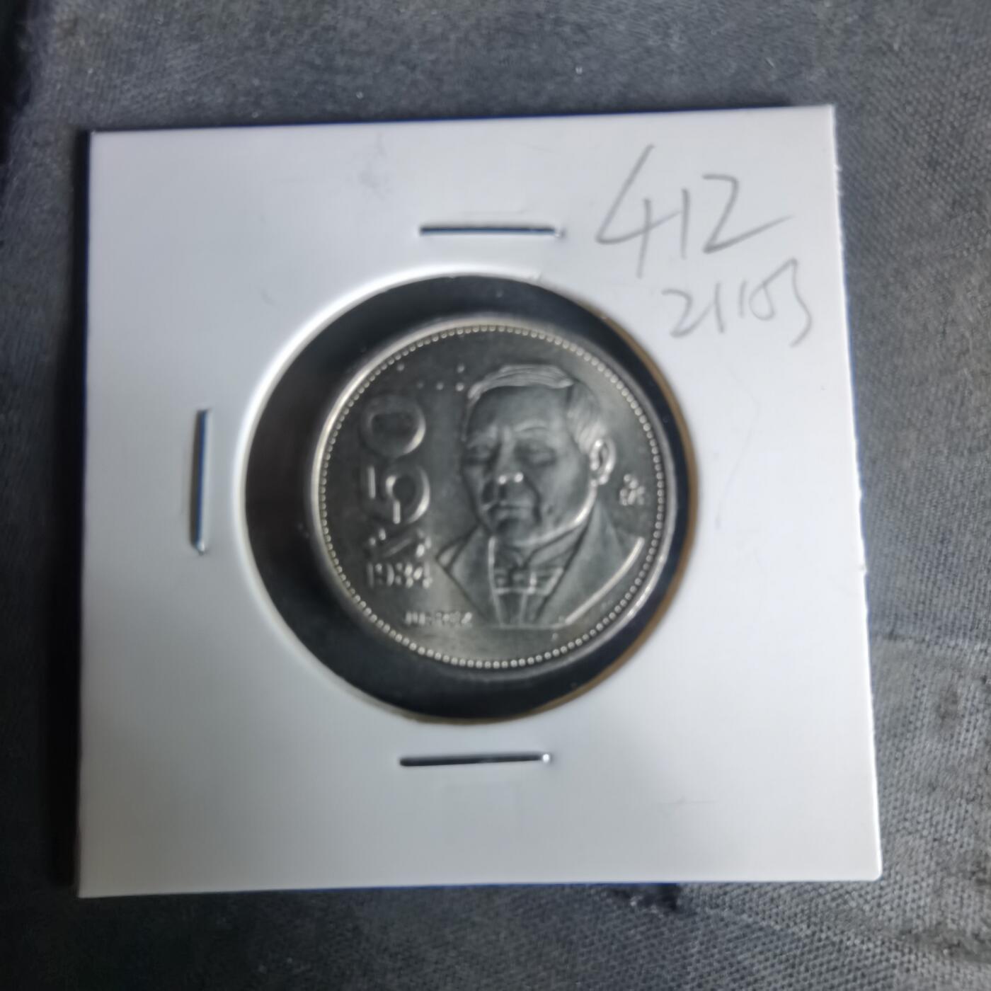 沼泽如烟--第1021场 墨西哥1984年50比索