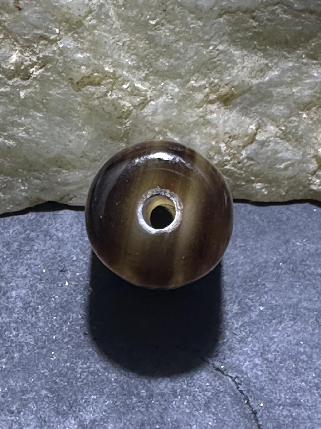 仅此一颗，精品藏传虎牙玛瑙天珠一颗