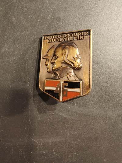 老王徽章第187期 - 法国陆军第46步兵团证章