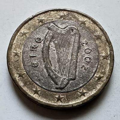 🌹外币初藏🌹🐯2026年第29场   欧元纪念币 接代拍 - 爱尔兰2002年一欧元