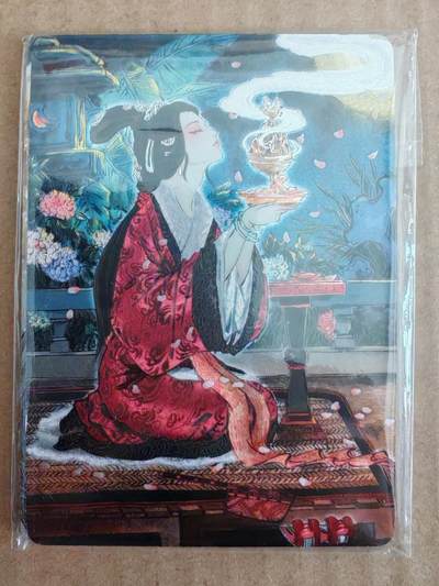 趣卡卡拍No.27期（无佣金免手续费，分享成交有奖） - 【浮雕粗闪】焱卡文化 彫仙 四大美女 浮雕粗闪1套4张