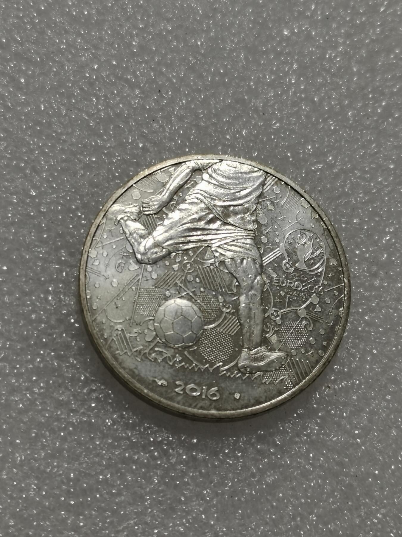 天下钱庄专场欢迎参拍 法国世界杯10欧元银币