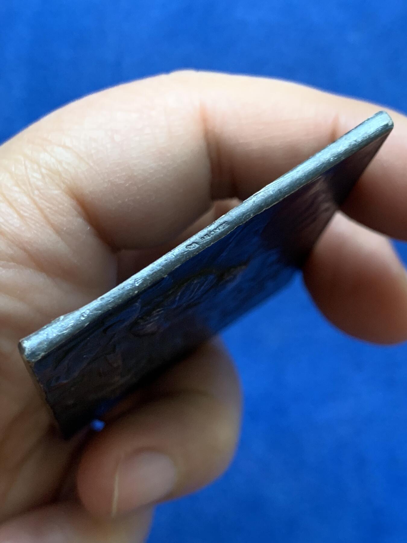 《竞宝斋》第471场 周日，周一，周二 3场连拍 （全场包邮）欢迎送拍 法国生理学先驱马莱纪念镀银铜章 80.4克 50.3*63.3mm