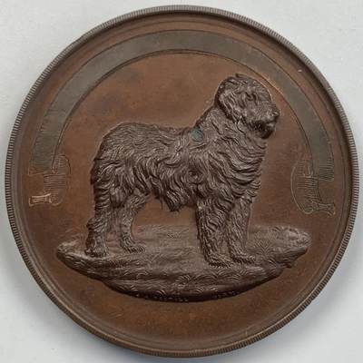 掌中浮雕-藏着的欧洲第055场 - 犬类协会铜章，45mm