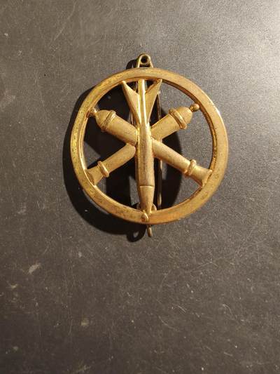 老王徽章第187期 - 法国炮兵贝雷帽徽