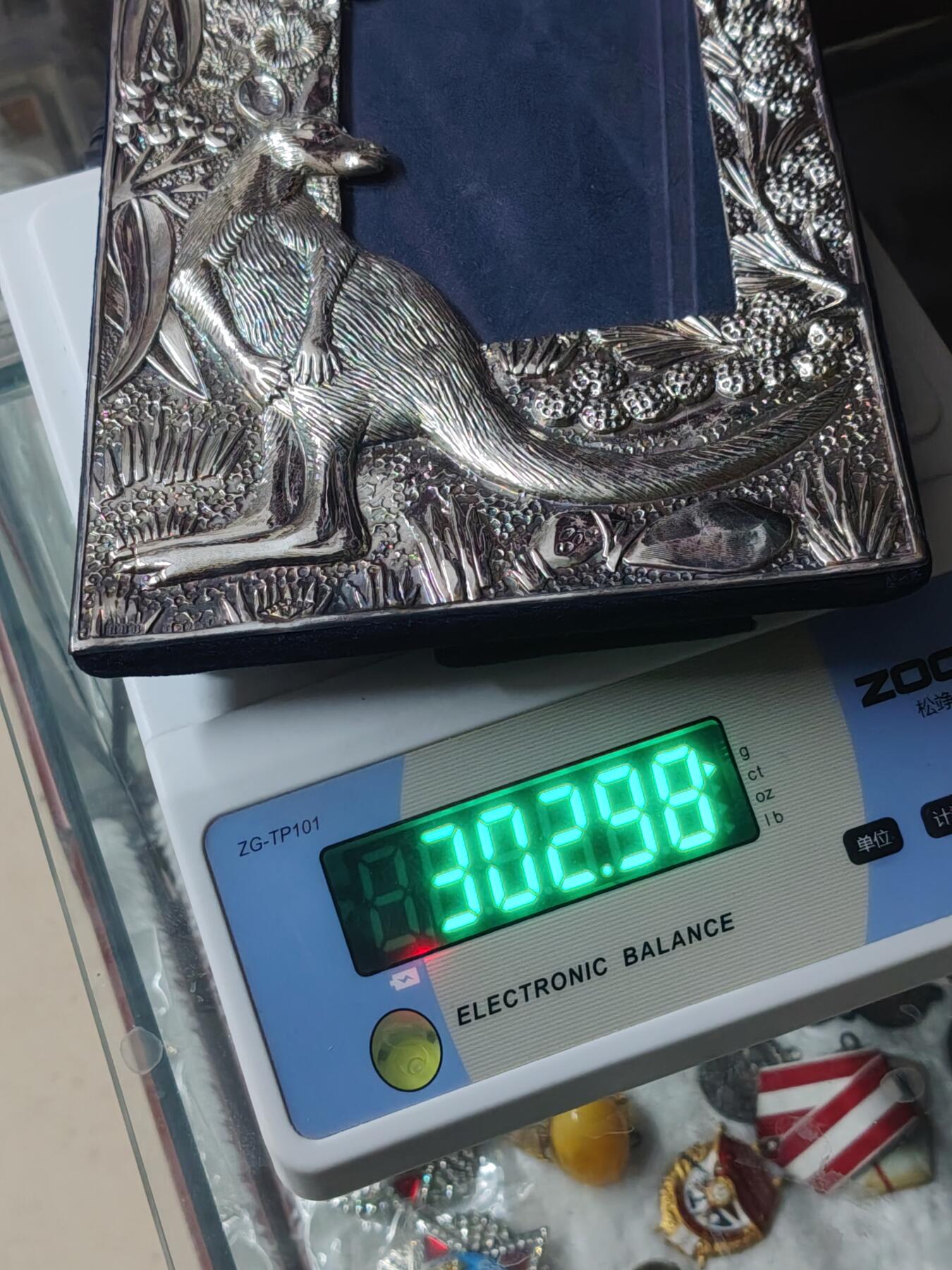 苏联章银币欧洲银章银器 原盒澳大利亚200周年纪念银像框