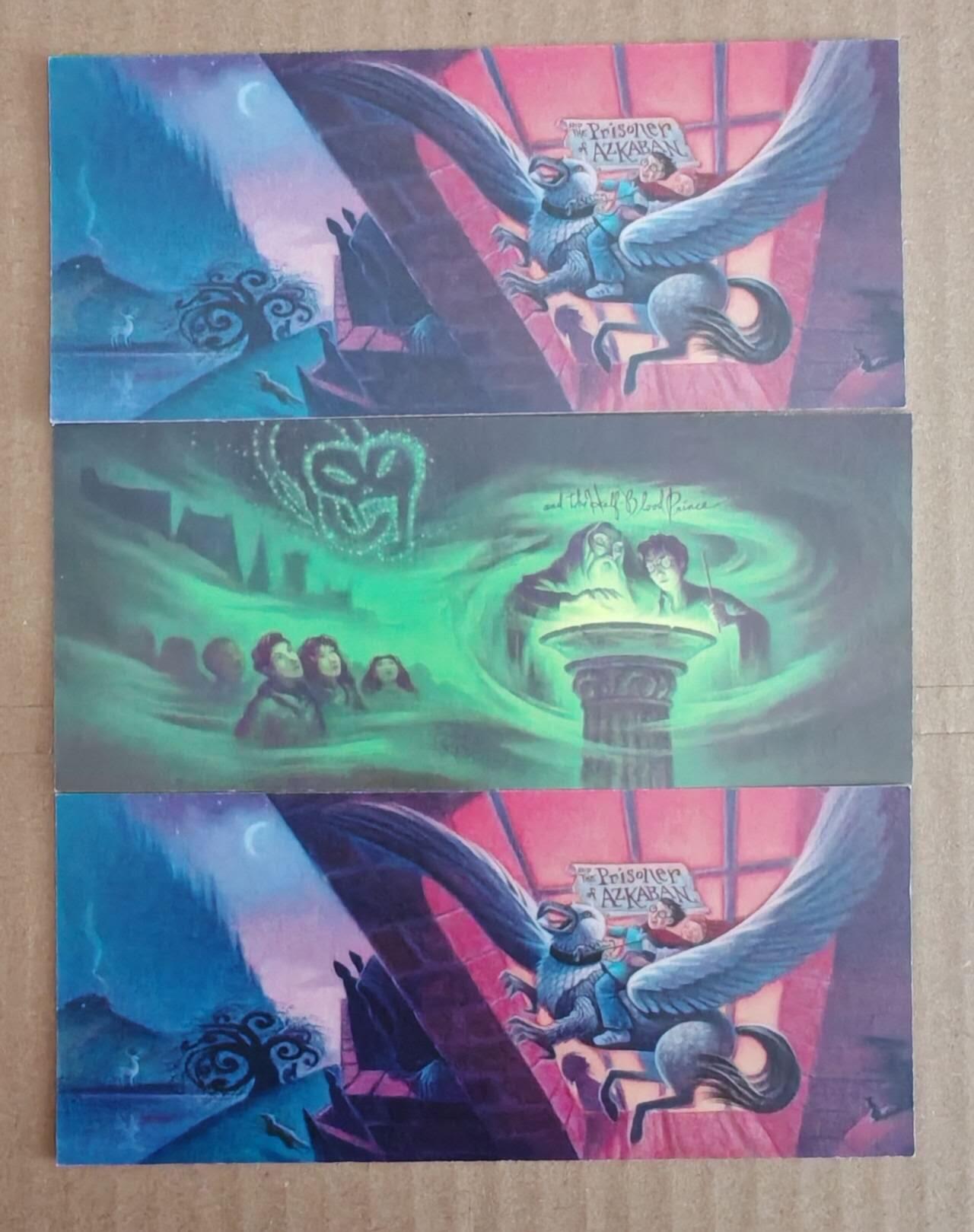 趣卡卡拍No.27期（无佣金免手续费，分享成交有奖） 【粗闪书签】哈利波特 粗闪 书签3张