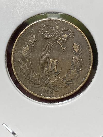 2026年第三十六场(总第二百零五场）外国精品纸夹币场(免佣金) - 丹麦王国🇩🇰1868单年份1/2国家货币斯基林(克里斯蒂安九世时期，c版皇冠标哥本哈根造)