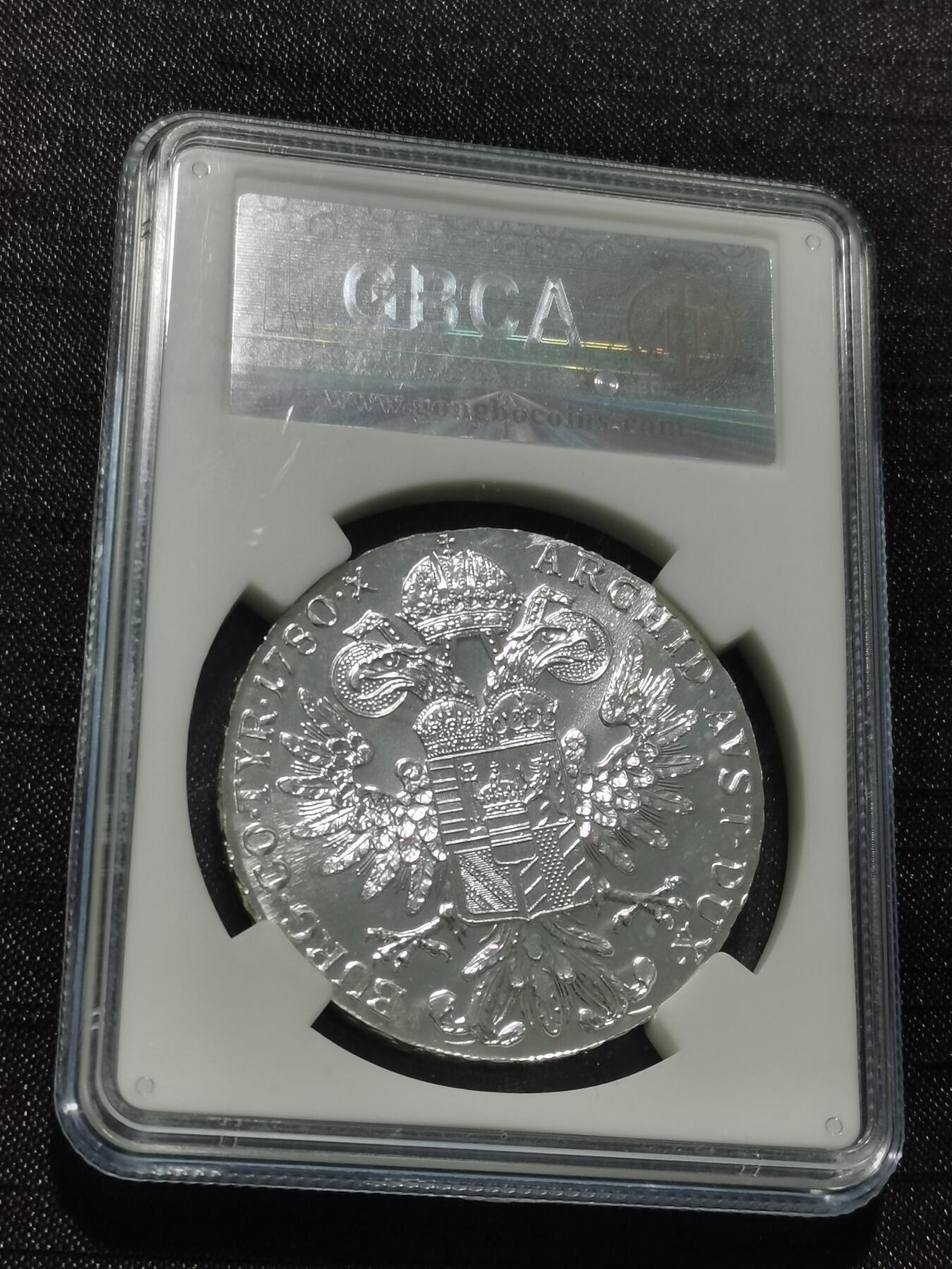 天下钱庄专场欢迎参拍 奥匈帝国大奶妈银币，官方后铸