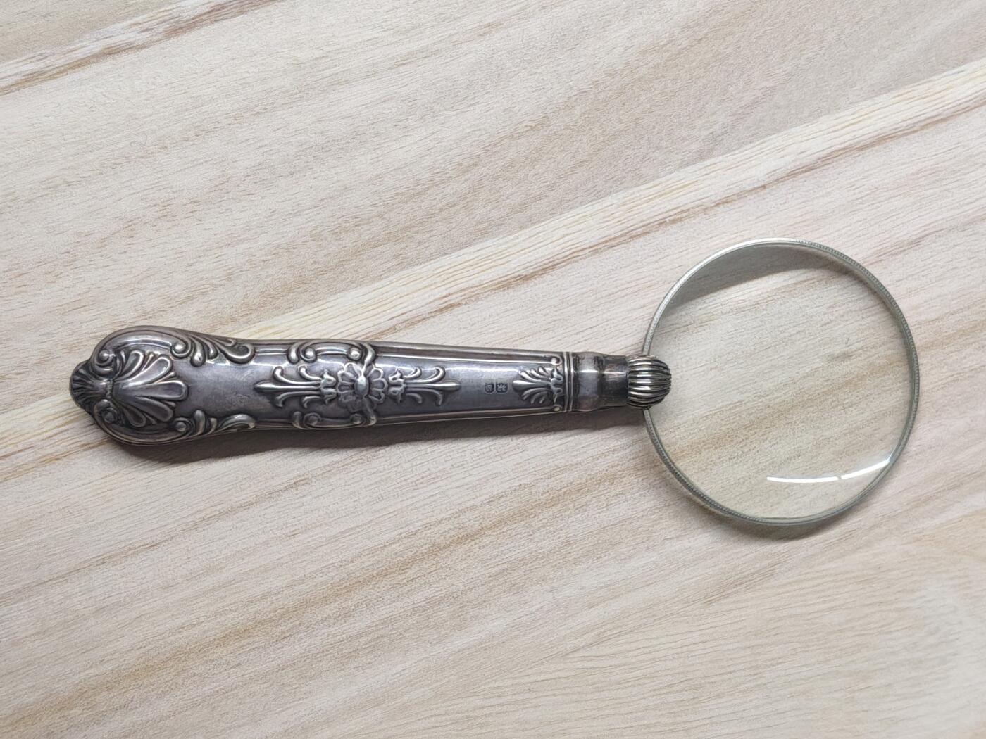 苏联章银币欧洲银章银器 银把手放大镜有瑕疵