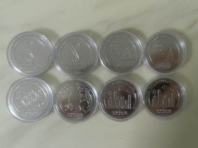 昊象达收藏银币拍卖第5场 - 普通材质外国纪念币8枚，捡漏拍走