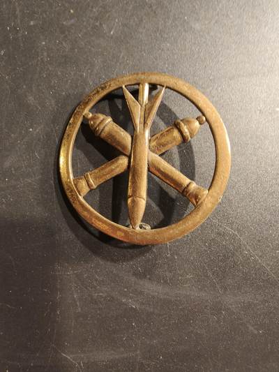 老王徽章第187期 - 法国炮兵贝雷帽徽