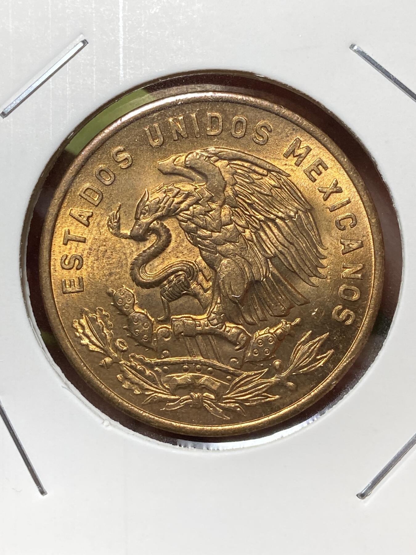 2026年第三十六场(总第二百零五场）外国精品纸夹币场(免佣金) 原光好品–墨西哥🇲🇽1971年20分(第二版金字塔20分，关门年，立体鹰短仙人掌短尾蛇)