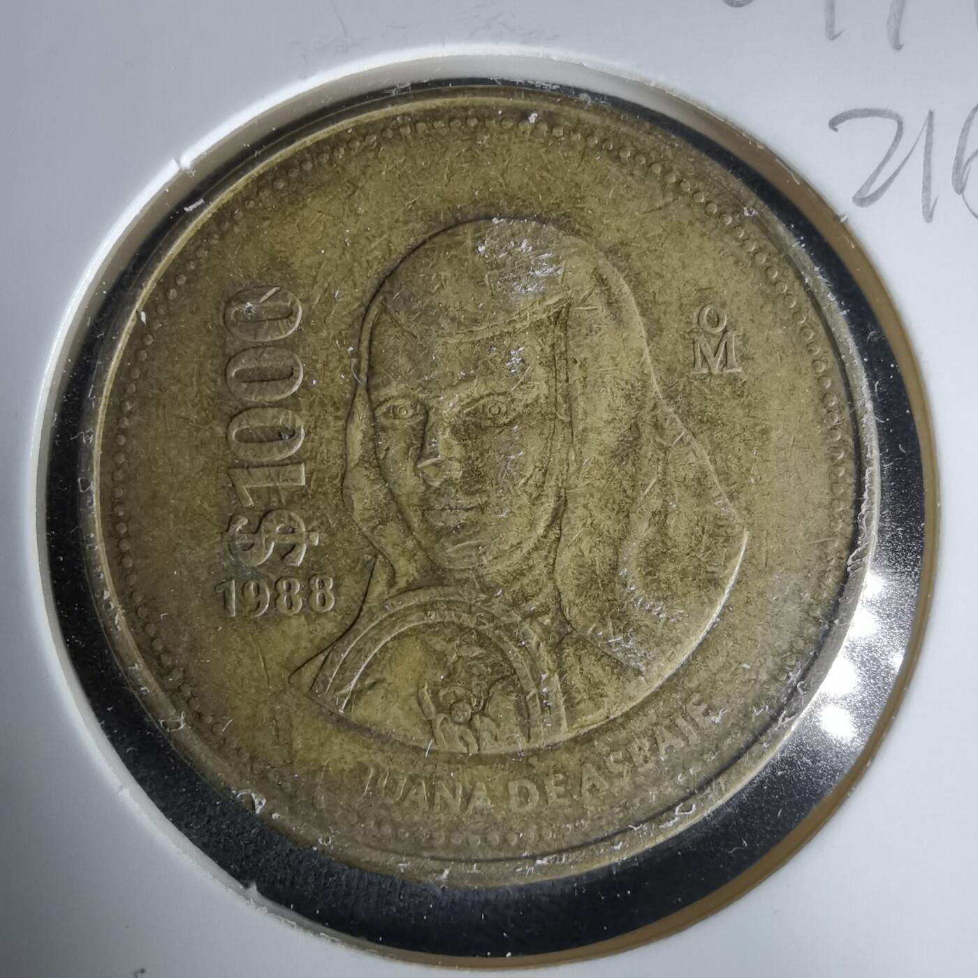 沼泽如烟--第1021场 墨西哥1988年1000比索