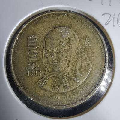 沼泽如烟--第1021场 - 墨西哥1988年1000比索