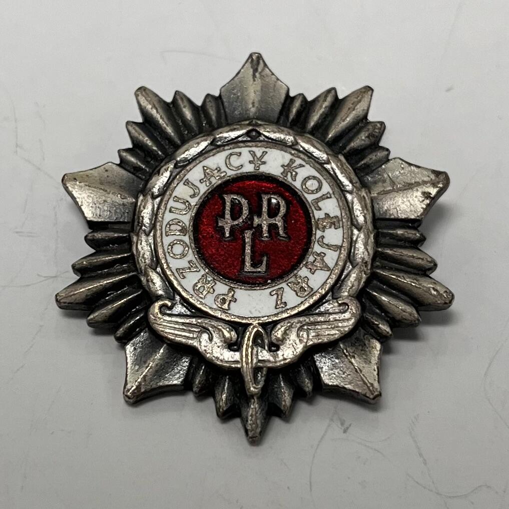 韵星假日军品类拍卖第47期 -- Rimey Holidays Militaria Auction 47 波兰人民共和国银级杰出铁路工作者证章