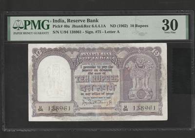 【3.20】世界纸币专场*第13期 - 印度储备银行10卢比纸币