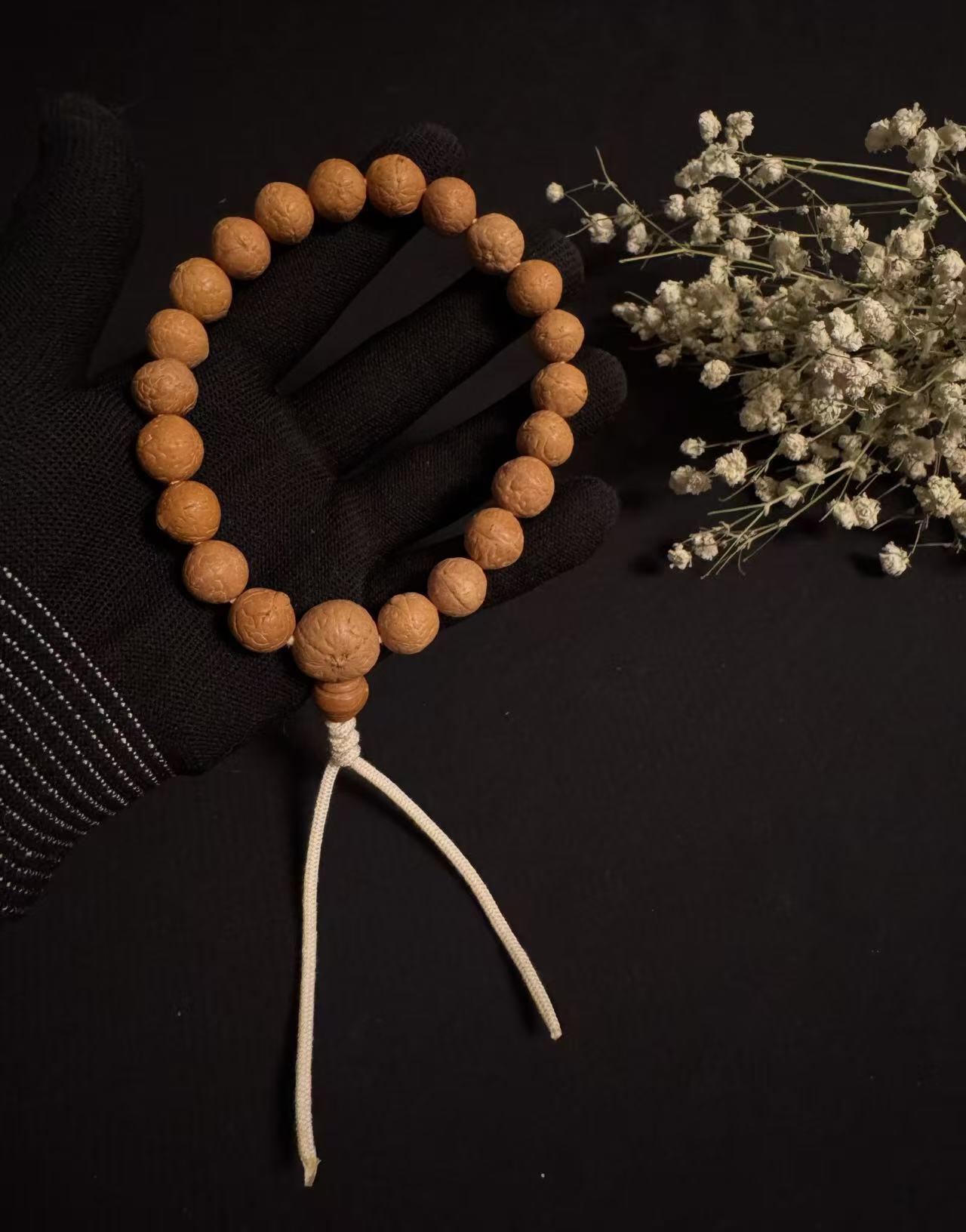 零元拍：凤眼单仓（媲美铁籽）大眼萌12MM左右念珠手串，2025年新籽，皮质超棒。