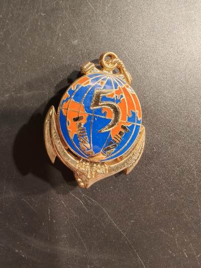 老王徽章第187期 - 法国陆军第5海外军种团证章