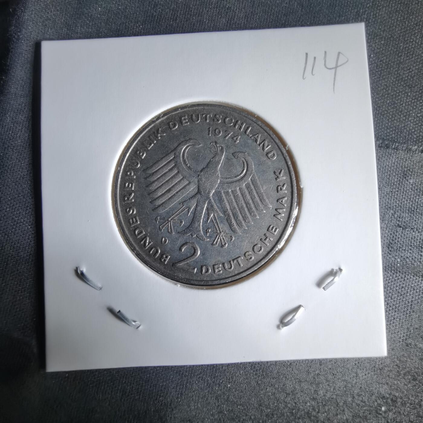 沼泽如烟--第1025场 德国1974年2马克