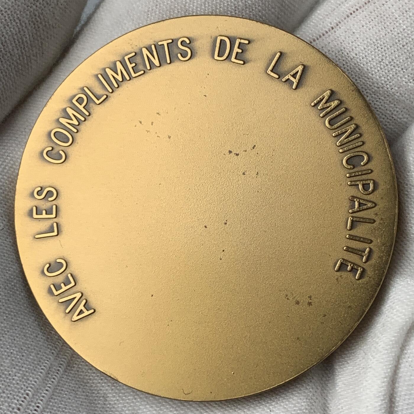 掌中浮雕-藏着的欧洲第055场 法国圣埃尔布兰市铜章，50mm