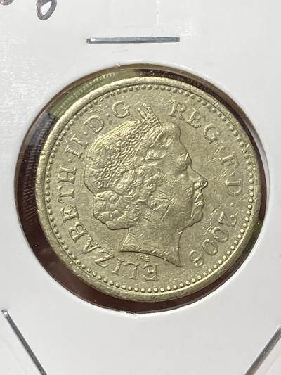 2026年第三十六场(总第二百零五场）外国精品纸夹币场(免佣金) - 英国🇬🇧2006年年1英镑(伊丽莎白二世老年，桥系列–北爱尔兰纽里铁路拱桥