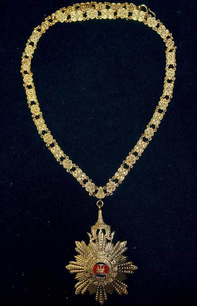 蜀地medal徽章收藏 春季精品拍场 - 柬埔寨王国 最高等级大项链级 国家功绩勋章