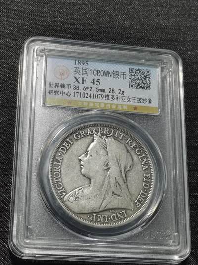 天下钱庄专场欢迎参拍 - 英国维多利亚披纱马剑银币